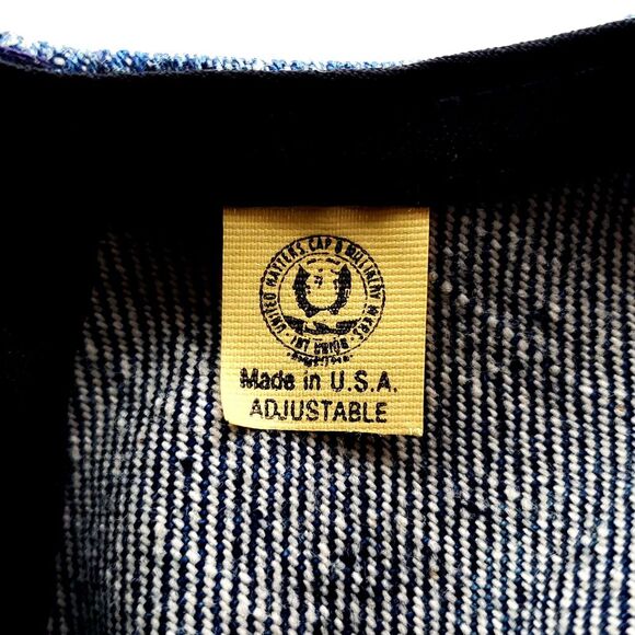 Vintage Cotton Acid Stone Washed Demin Elastic Back Hat USA Brand New w/ Tag - Picture 8 of 8